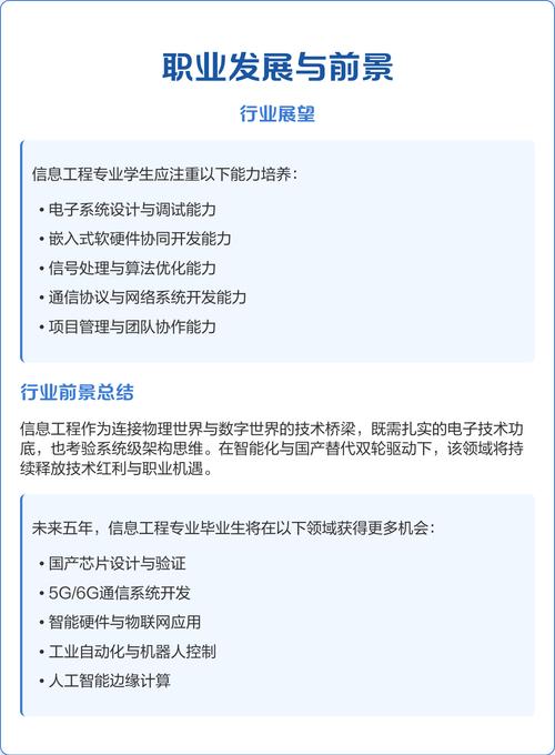 信息工程专业:技术内核与职业发展全景解析